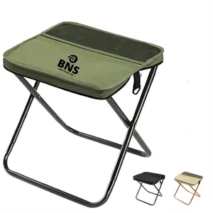 Foldable Camping Stool with Storage Bag and Shoulder Strap