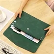PU Leather Document File Folder Bag With Magnetic Closure | https://www.bestnamebadges.com