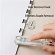 Reusable Clam Dispenser Binder Stapler 50pcs Clips | https://www.bestnamebadges.com