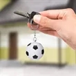 Soccer Ball Stress Reliever Keychain | https://www.bestnamebadges.com
