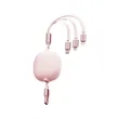 3.9ft Retractable Multi Charging Cable Cord | https://www.bestnamebadges.com