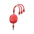 3.9ft Retractable Multi Charging Cable Cord | https://www.bestnamebadges.com