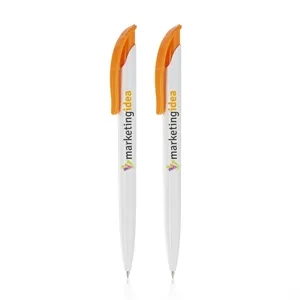 Full Color White Plastic Pen