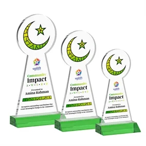 Crescent & Star VividPrint™ Award - Green