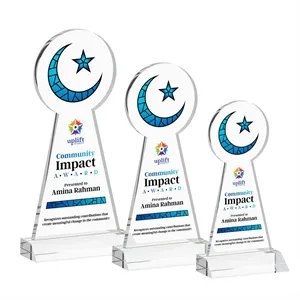 Crescent & Star VividPrint™ Award - Clear