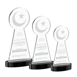 Crescent & Star Award on Alberton Base - Black