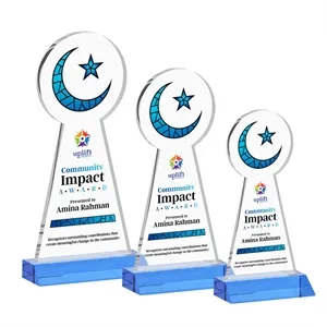 Crescent & Star VividPrint™ Award - Sky Blue