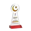 Crescent & Star VividPrint™ Award - Red | https://www.bestnamebadges.com