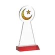 Crescent & Star VividPrint™ Award - Red | https://www.bestnamebadges.com