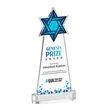 Star of David VividPrint™ Award on Alberton Base - Clear | https://www.bestnamebadges.com