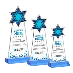 Star of David VividPrint™ Award - Sky Blue