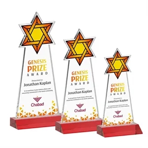 Star of David VividPrint™ Award - Red