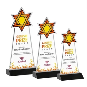 Star of David VividPrint™ Award - Black