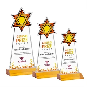 Star of David VividPrint™ Award - Amber