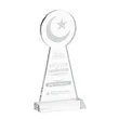 Crescent & Star Award - Clear | https://www.bestnamebadges.com