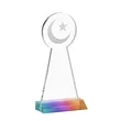 Crescent & Star Award - Prismatic | https://www.bestnamebadges.com