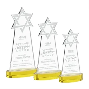 Star of David Award on Alberton Base - Gold