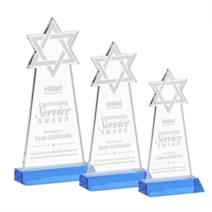 Star of David Award - Sky Blue