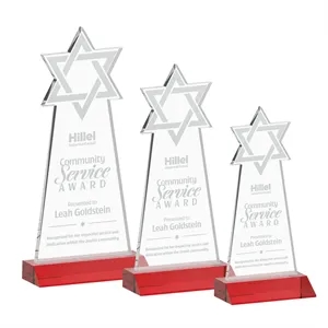 Star of David Award - Red