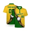 Custom Full Color Sublimated Performance Polo Shirt | https://www.bestnamebadges.com