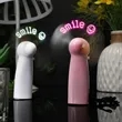 LED Message Display Mini Handheld Fan | https://www.bestnamebadges.com