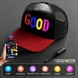 LED Hat Display Light Up Baseball Cap | https://www.bestnamebadges.com