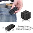 Infinity Flip Alloy Fidget Cube Stress Relief Toys | https://www.bestnamebadges.com