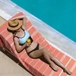 Quick Dry Striped Turkish Beach Towel | https://www.bestnamebadges.com