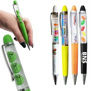 Custom Dynamic 3D Floater Liquid Writing Office Pen