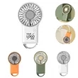 2 In 1 Portable Handheld Mini Fan With Carabiner | https://www.bestnamebadges.com