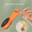 2 In 1 Portable Handheld Mini Fan With Carabiner | https://www.bestnamebadges.com