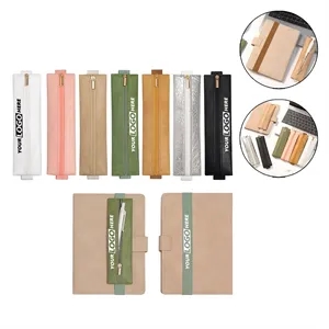 Pencil Pouch Elastic Band Desk Organizer School Office