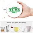 Custom Full Color Ceramic Absorbent Drink Coaster 4 inch Cup | https://www.bestnamebadges.com