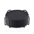 12 Pcs 4 Inch Silicone Coasters Holder Rack Heat Resistant | https://www.bestnamebadges.com