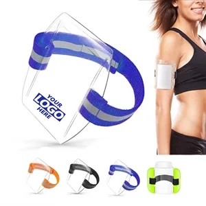 Custom Reflective Armband ID Carrier Hook Loop Univ Size