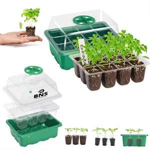 Seed Starter Tray with Adjustable Humidity Dome and Base