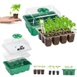 Seed Starter Tray with Adjustable Humidity Dome and Base | https://www.bestnamebadges.com