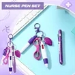 6in1 Retract Ballpoint Flashlight Scissors Marker Nurse | https://www.bestnamebadges.com