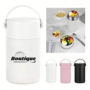 Stainless Steel Vacuum Insulated Food Jar With Handle