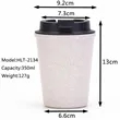 Wheat Straw Reusable Coffee Cup With Lid Portable Mug | https://www.bestnamebadges.com