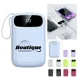 High Capacity Power Bank With Built In Cable Fast Charge | https://www.bestnamebadges.com