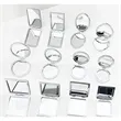 Custom PU Handheld Folding Mirror | https://www.bestnamebadges.com
