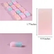 Custom Dual-Color Semi-Transparent Eraser | https://www.bestnamebadges.com