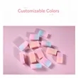 Custom Dual-Color Semi-Transparent Eraser | https://www.bestnamebadges.com