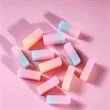 Custom Dual-Color Semi-Transparent Eraser | https://www.bestnamebadges.com