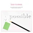 Custom Solid Color TPR Layered Eraser | https://www.bestnamebadges.com