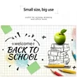 Custom Solid Color TPR Layered Eraser | https://www.bestnamebadges.com