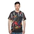 Custom Full Color Dye Sublimation Short Sleeve T-Shirt | https://www.bestnamebadges.com
