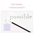 Customizable Plain White Square Eraser | https://www.bestnamebadges.com