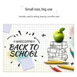 Customizable Plain White Square Eraser | https://www.bestnamebadges.com